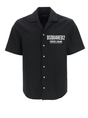 Dsquared2 Logo Printed Buttoned Shirt